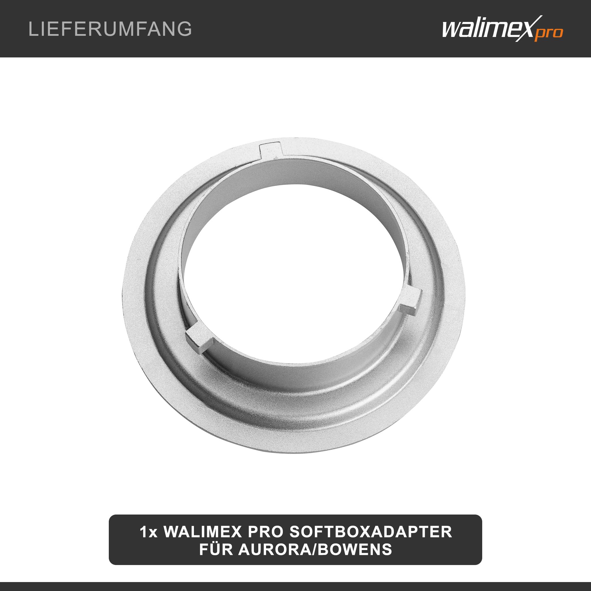 Walimex - Adattatore softbox per Aurora/Bowens