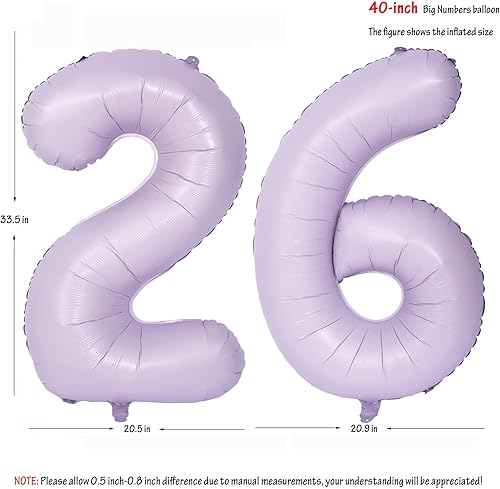 Vista 283 de 40" Macaron purple Number Balloons Helium Foil Mylar Balloon Birthday Party banquet Decoration 9