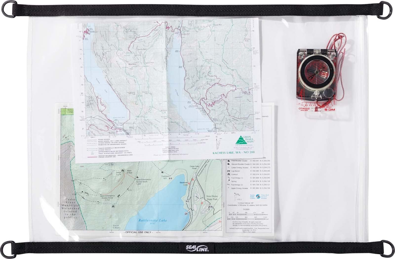 Waterproof Map Case, Clear, Large - 16 x 22
