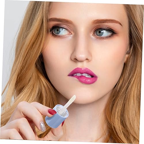 NOLITOY 4pcs Empty Lip Gloss Tubes for Diy Refillable Leakproof Portable Lip Plumping Gloss Containers