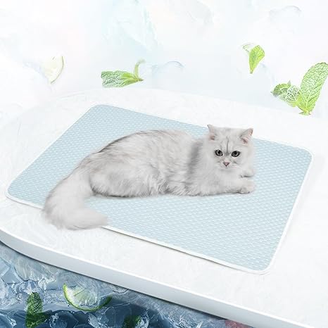 Review Mora Pets Dog Cooling Mat Breathable Cooling Pad for Dog Cats Washable Pet Cooling Mat for Indoor Outdoor Pets with Non-Slip Bottom 28 x 22 inch Light Blue Small Review Mora Pets Dog Cooling Mat Breathable Cooling Pad for Dog Cats Washable Pet Cooling Mat for Indoor Outdoor Pets with Non-Slip Bottom 28 x 22 inch Light Blue Small