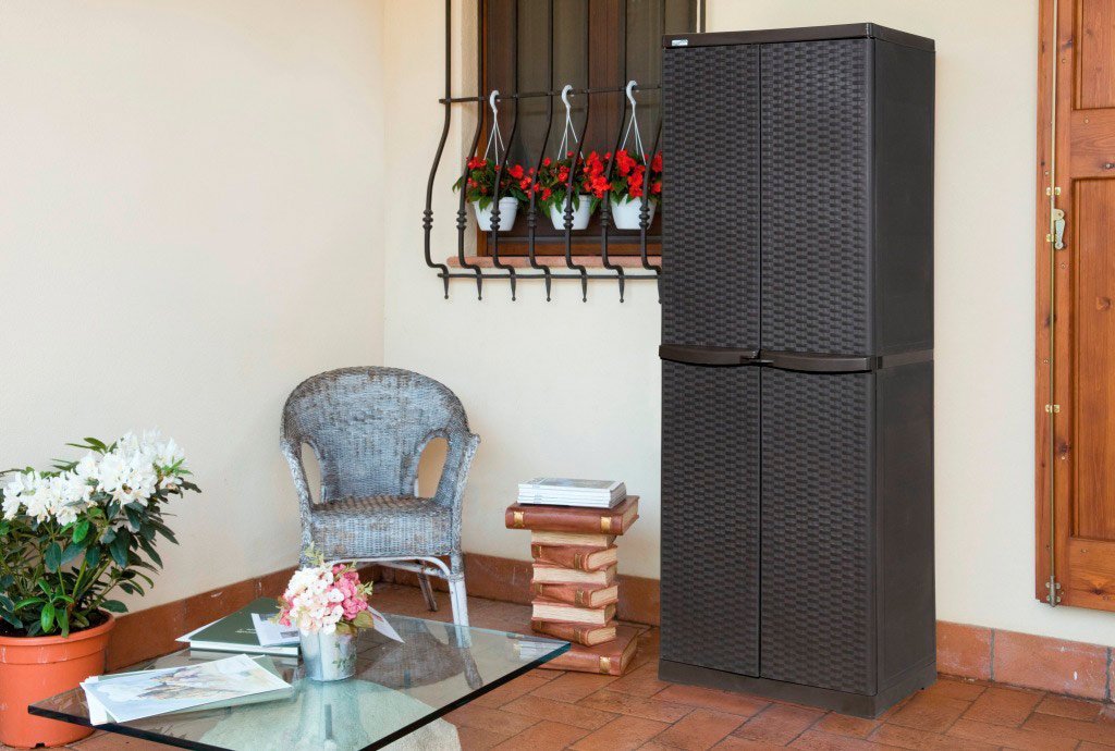 Maiol 6224-26 - Mobili Multiuso Rattan Line 65x45x180 cm.