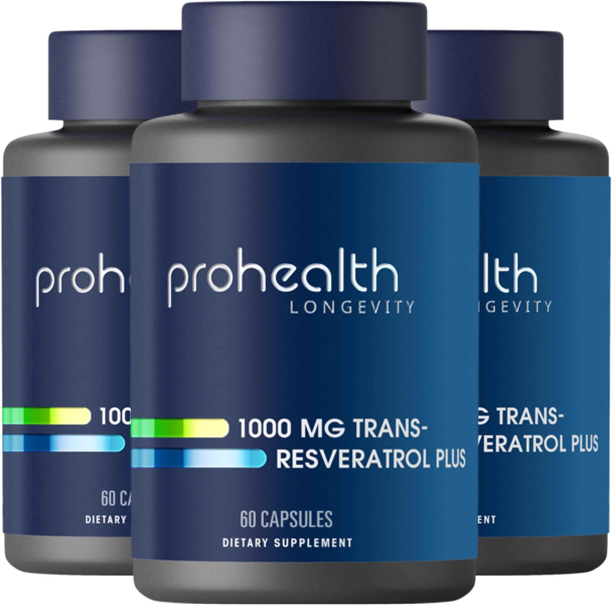 Trans Resveratrol Plus 1000mg. Worlds Most Researched Trans-Res Supplement. Doctor Formulated with Quercetin & BioEnhancers for Max Potency. Lab Tested 98% Pure. 30 Servings (3 Pack)