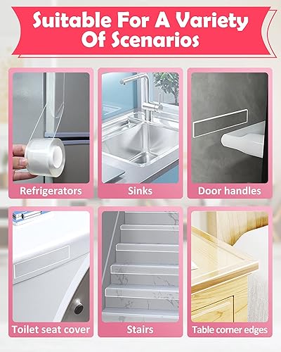 Miniatura 6 de A prueba de bebés, tira protectora de borde transparente, protectores de esquinas suaves para niños, protectores de esquina de seguridad para niños