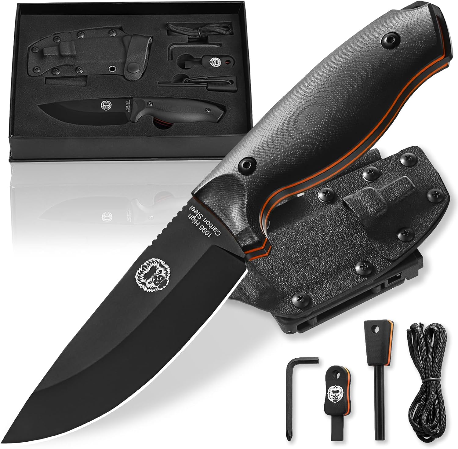 Full Tang Fixed Blade Survival Knife for Camping, Hunting, and Outdoor