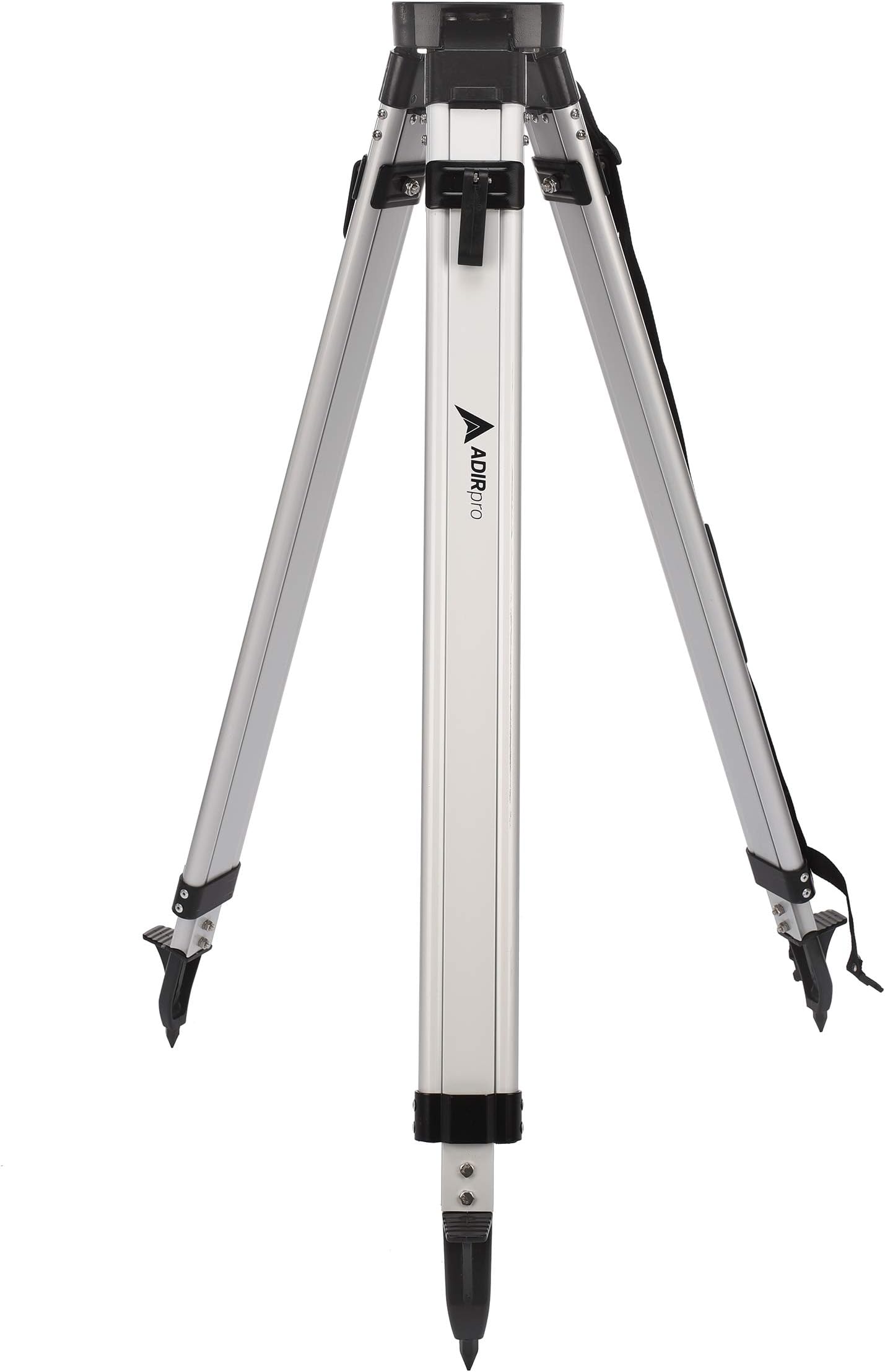 AdirPro Aluminum 5/8-Inch 11-Threaded Flat Head Tripod with Quick Clamp (Black)