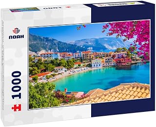Noah Jigsaw Puzzle Kefalonia, Greece. Colorful Village Assos on Kefalonia, Greece 1000 Pieces
