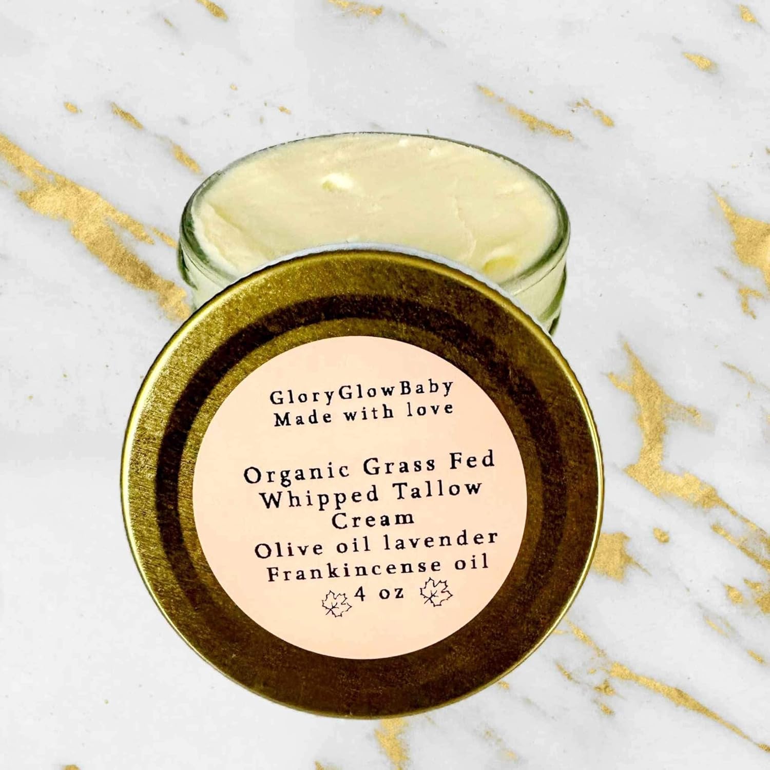 Organic Grassfed Whipped Tallow cream, Tallow Moisturizer, All Purpose