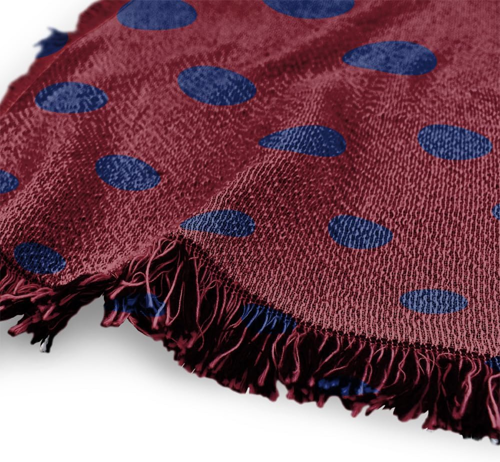 LOGOVISION South Carolina State University Fan Zone Woven Tapestry Cotton Blend Fringed Throw Blanket 50"x60"
