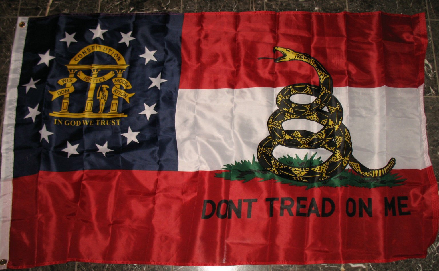 AZ FLAG Bandiera Gadsden 'Don't Tread On Me' – 150x90 Cm – Poliestere Leggero Con Occhielli