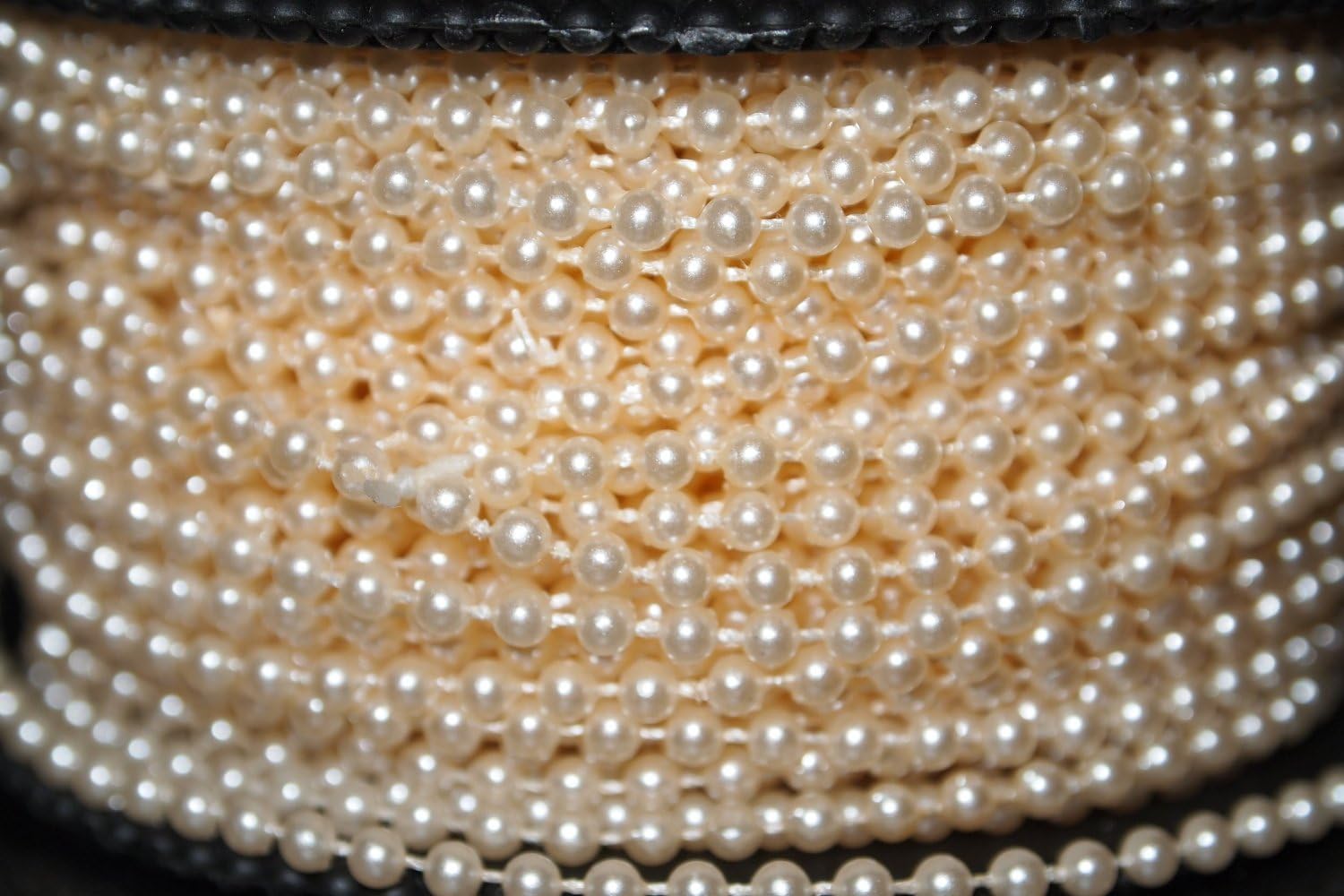 10m of 2.5mm Bead Pearl String (Ivory)