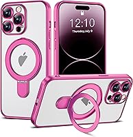Vista 77 de Funda compatible con iPhone 12 con soporte de anillo magnético invisible [compatible con Mag-Safe] [Protector completo de lente de cámara] Funda