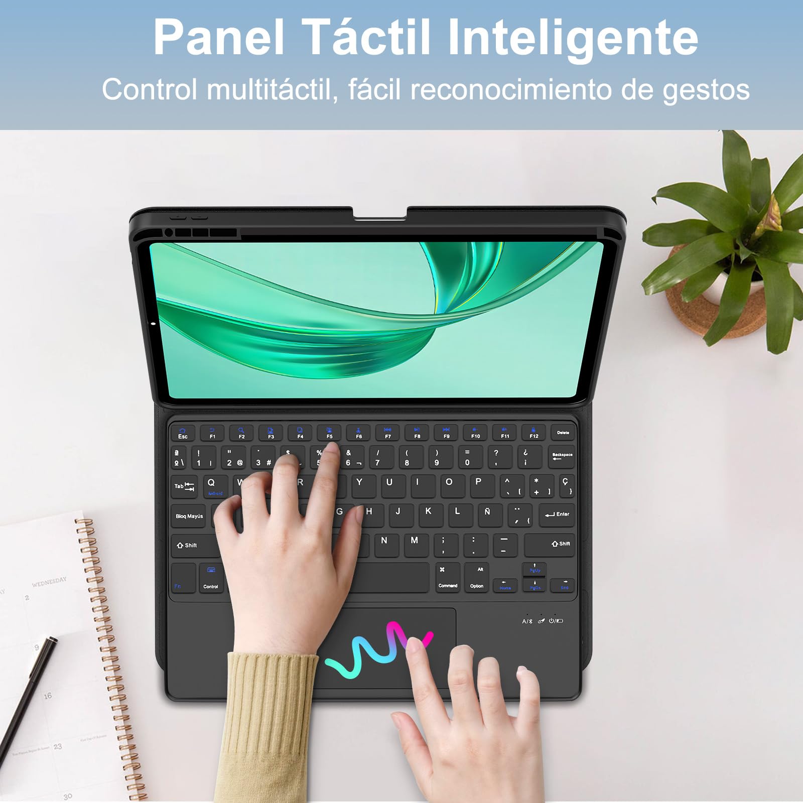 FOGARI Teclado con Touchpad para Honor Pad X8a/X8b 11"