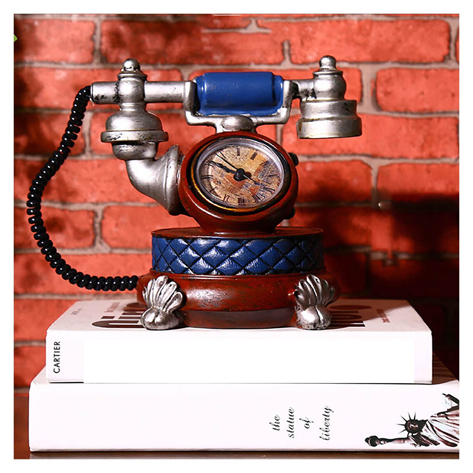 Téléphone décoratif rétro modèle vintage pour salon et bureau élégant