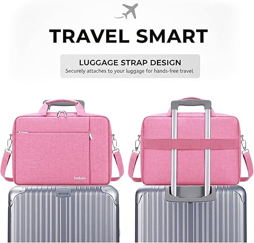 Miniatura 4 de Ferkurn - Funda para portátil para mujeres y hombres, compatible con HP Envy Pavilion OmenLG GramMSIDell Inspiron XPSLenovoAcer, con correa para