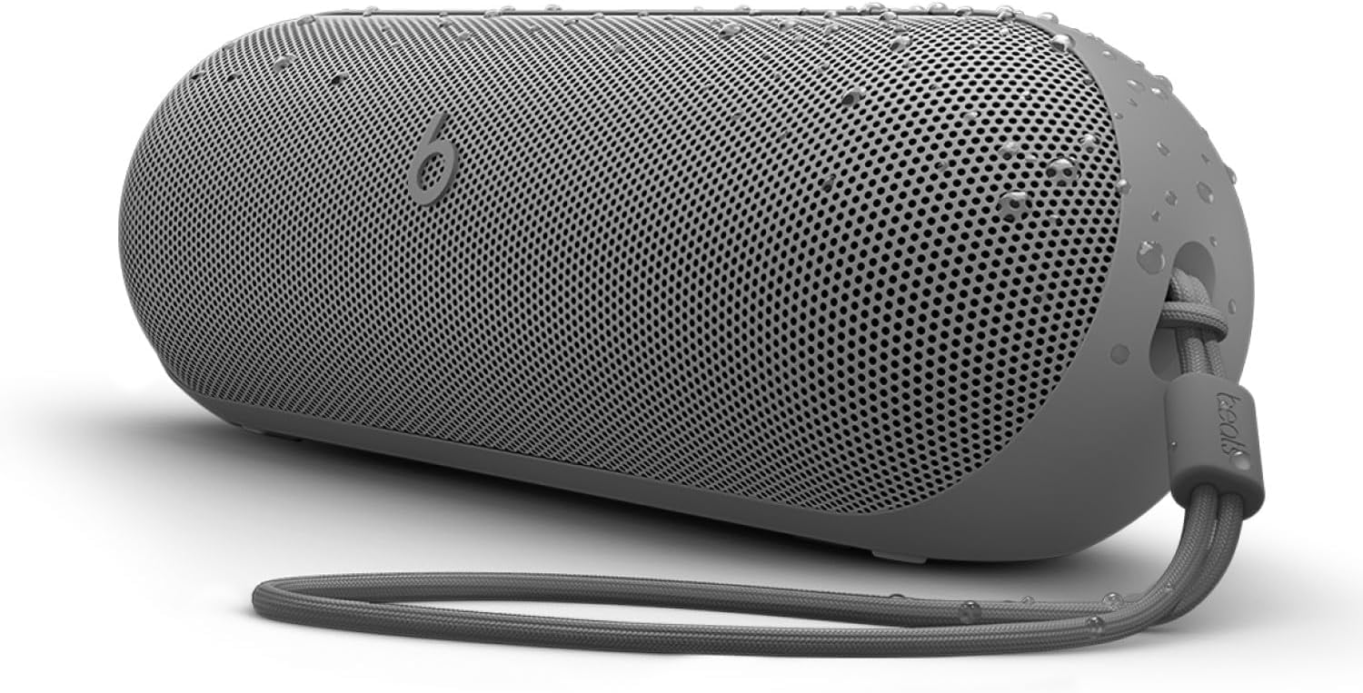 Beats Pill x Kim Kardashian - Wireless Bluetooth Speaker - Dark Gray - IP67 Water Resistant - 24 Hours Battery Life (Renewed Premium)