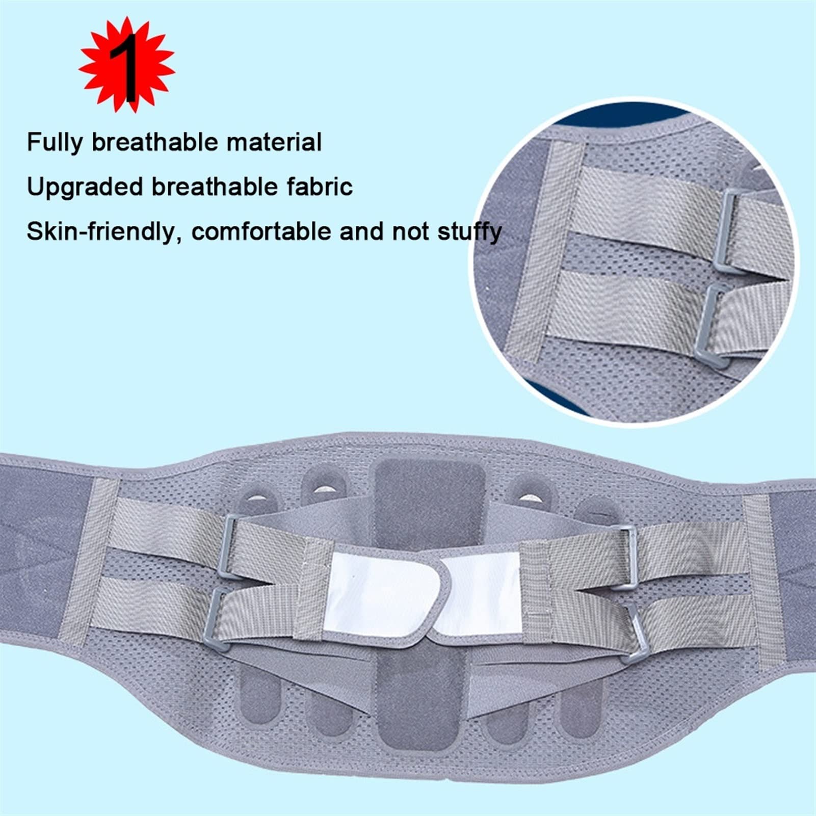 CDZL Cinturón De Protección Lumbar Tratamiento De La Hernia De Disco Y De La Distensión Muscular Protección De La Cintura para Hombres Y Mujeres Soporte Ortopédico para La Columna Vertebral
