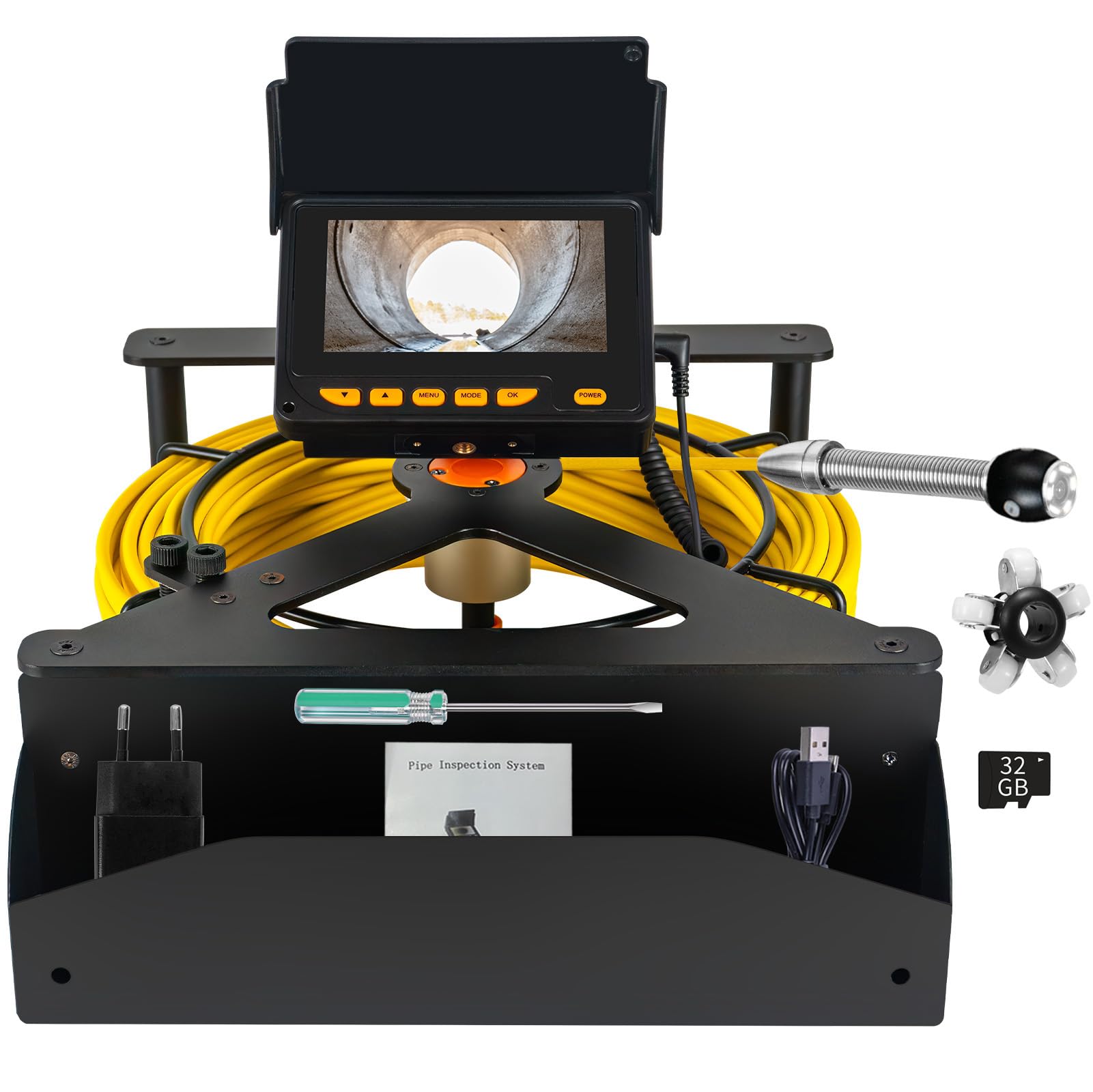 Amazon.com: 150 FT Sewer Camera Snake,with 32GB Card 4.3'' Video