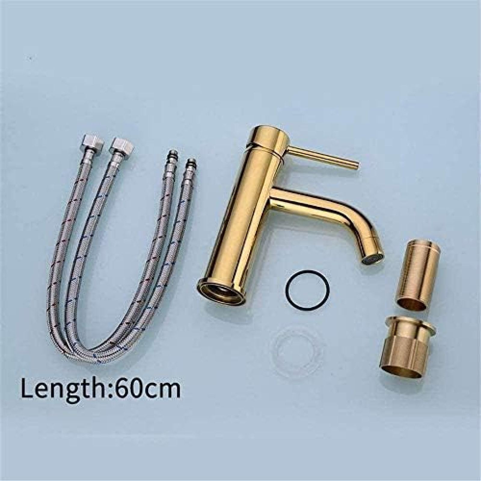 Grifo Grifo de Cocina Grifo de Cocina Nuevo Oro Grifos de Lavabo Monomando Mezclador frío y Caliente Grifo de Lavabo Grifo de Cocina de Agua Accesorios de baño