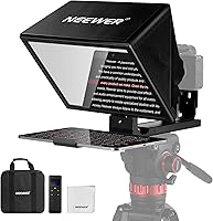 Vista 11 de NEEWER X12 Teleprompter de Aluminio con Control Remoto RT-110 (Conectado a través de Bluetooth en la Aplicación NEEWER Teleprompter) y Estuche