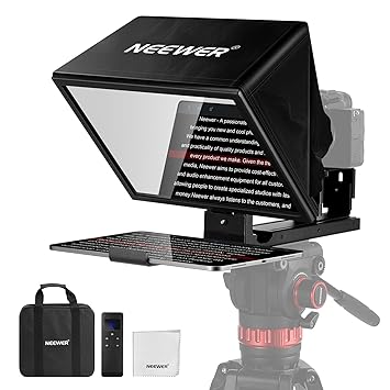 Neewer Basics X12B Aluminum Alloy Liftable Teleprompter 12