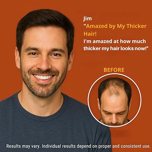 Miniatura 6 de Minoxidil para hombres Solución tópica al 5%  Tratamiento de crecimiento de barba y cabello, fórmula extra fuerte para la pérdida de cabello para