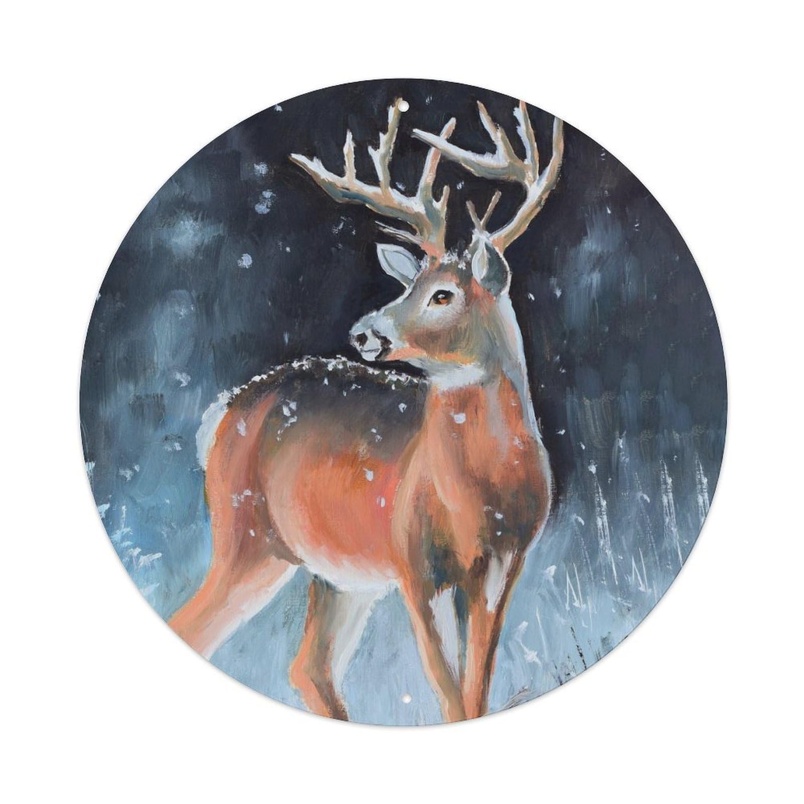 Animal Artwork Beautiful of Deer Metal Tin Sign
