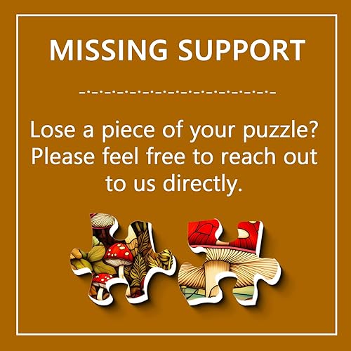 Miniatura 7 de Rompecabezas vintage de hongos para adultos de 1000 piezas, rompecabezas de plantas de naturaleza con vitrales, rompecabezas de arte imposible,