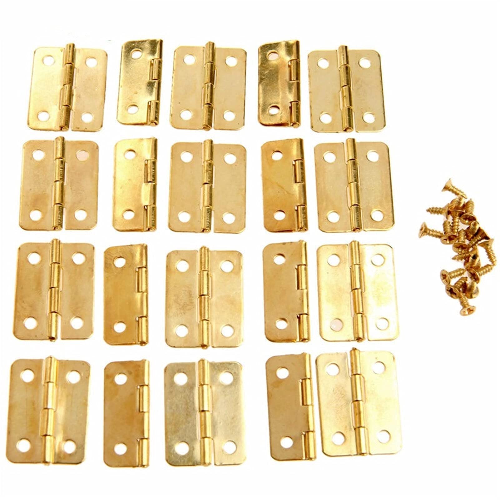 Nvsfzgiyg One Color Hinge, 20Pcs Kitchen Cabinet Door For Caskets Furniture Accessories Drawer For Jewelry Boxes