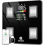 Arboleaf Smart Scale with BMI, Body Fat, Muscle Mass, Digital Bathroom Scale for Body Weight, 14 Body Composition Metrics, Large LED Display, Accurate Weighing Machine, App Sync, 400lbs, 11