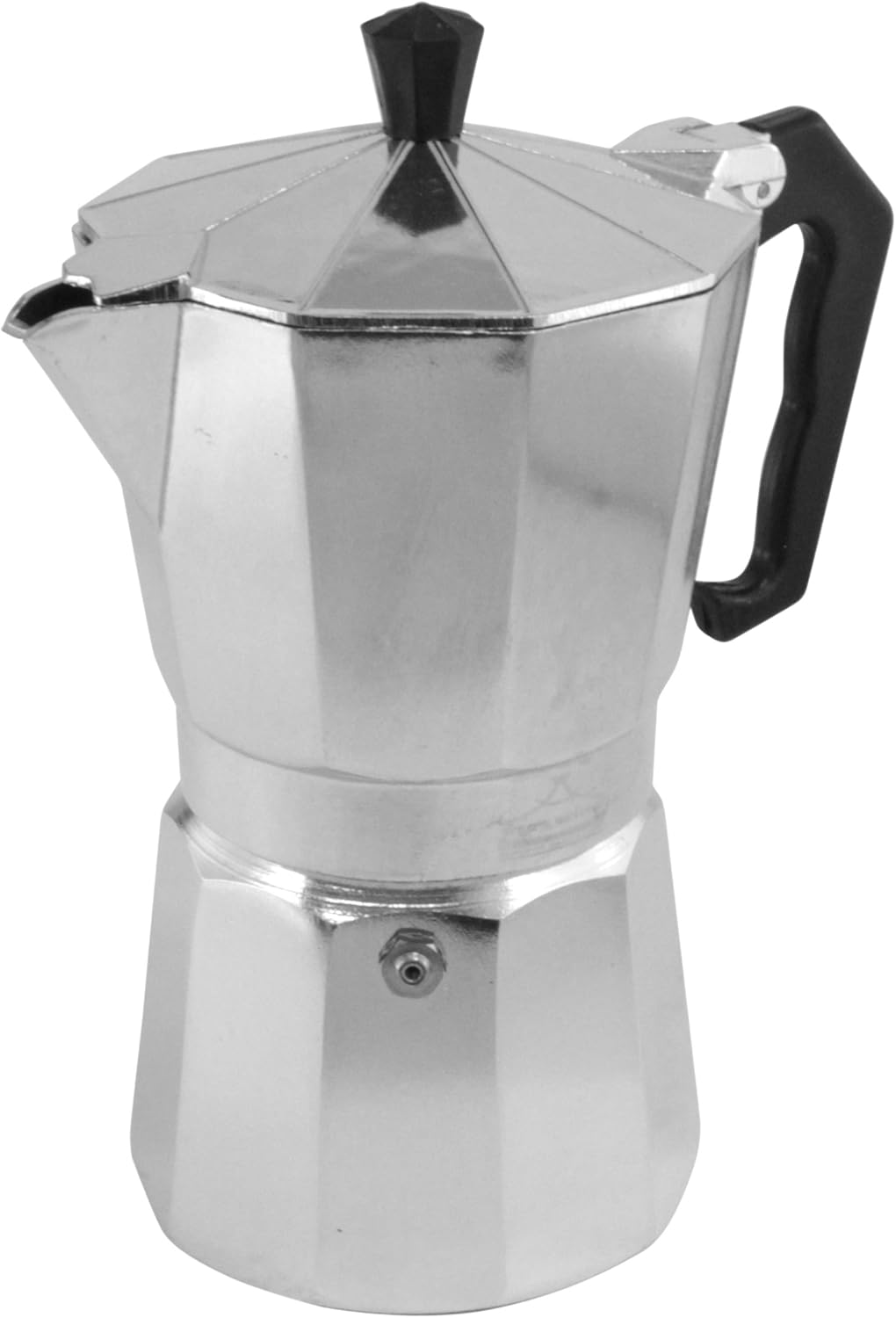 Wee's Beyond 7526-06 Brew-Fresh Aluminum Espresso Maker, 6 Cup, Silver