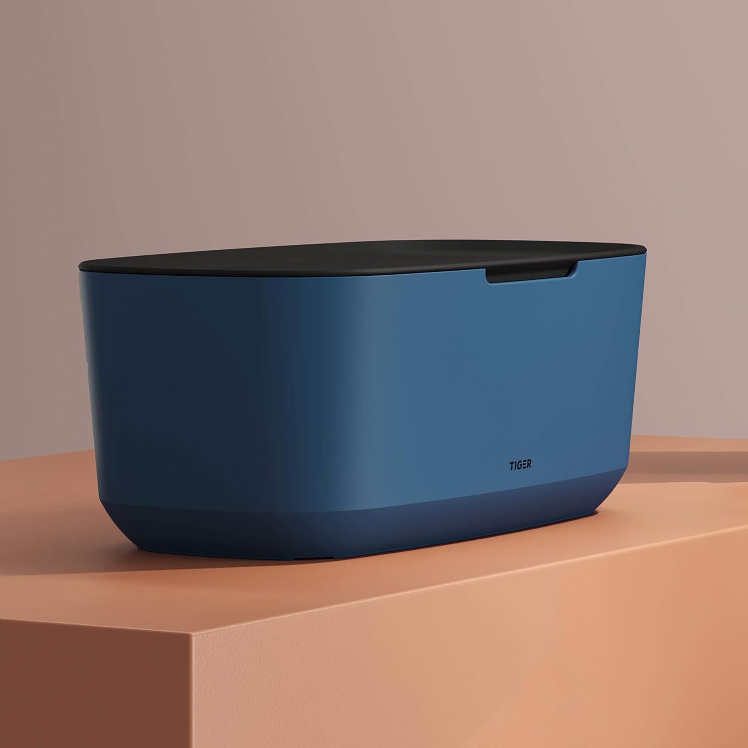 Tiger Tess Storage box with lid Blue/Black