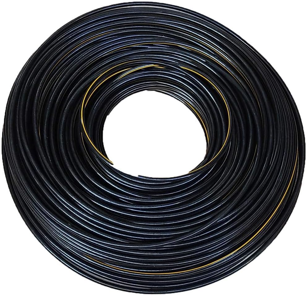 Drip Irrigation 4Mm Feeder Line Pipe - 100 Meters,Black