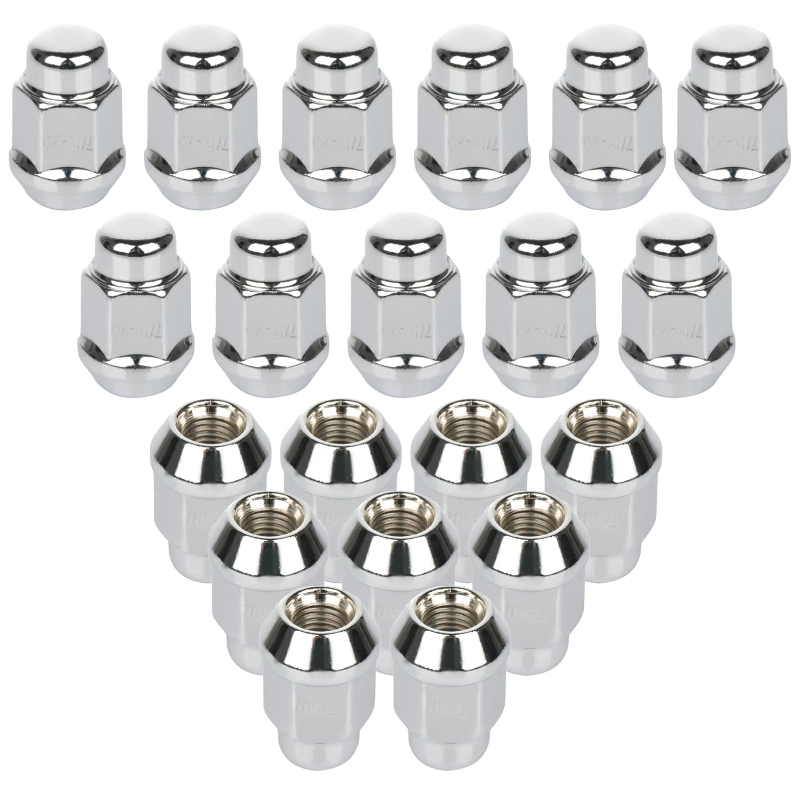 Amazon.com: ANPART Wheel Nuts Set 20Pcs Lug Nuts Thread 7/16-20