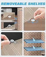 Vista 13 de Caja de seguridad grande a prueba de fuego impermeable de 6.0 pies cúbicos para documentos de oficina, caja de seguridad oculta de acero resistente