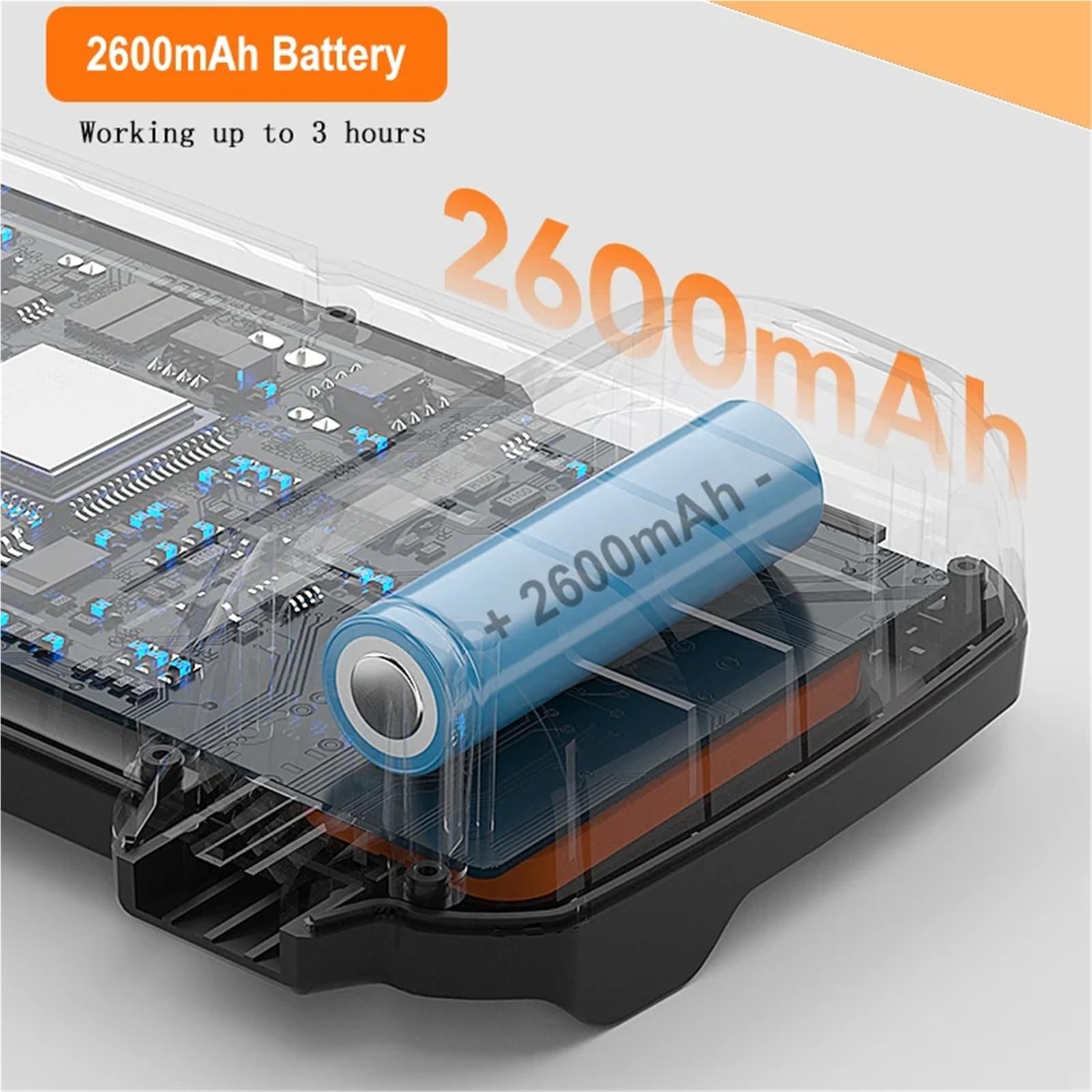 Endoskopkamera mit 4,3-Zoll-Bildschirm, austauschbarem 1-100 Meter langem Starren Kabel, HD1080P-Auflösung, 8-mm-Objektiv, Rohrinspektion, USB-Anschluss, LED-Beleuchtung und 2600-mAh-Akku.