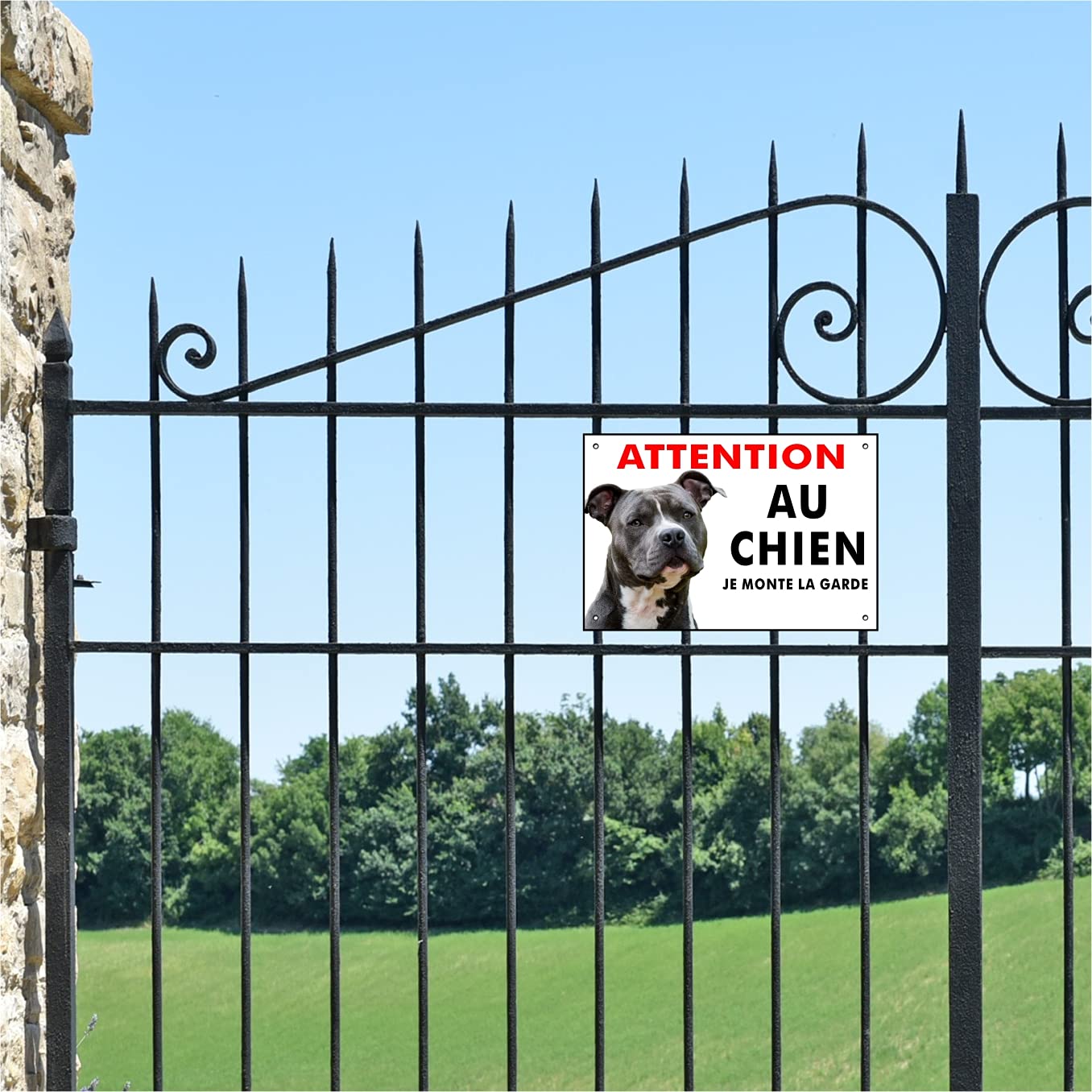 Cartello 'Attenti Al Cane' Pastore Maremmano In Alluminio 20x30cm - Resistente Per Esterni - Foto 8