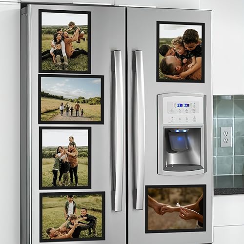 Miniatura 5 de CRUGLA 30 paquetes de marcos magnéticos de 8.5 x 11 pulgadas a granel, marco de documentos de certificado de 8.5 x 11 pulgadas, marcos de fotos