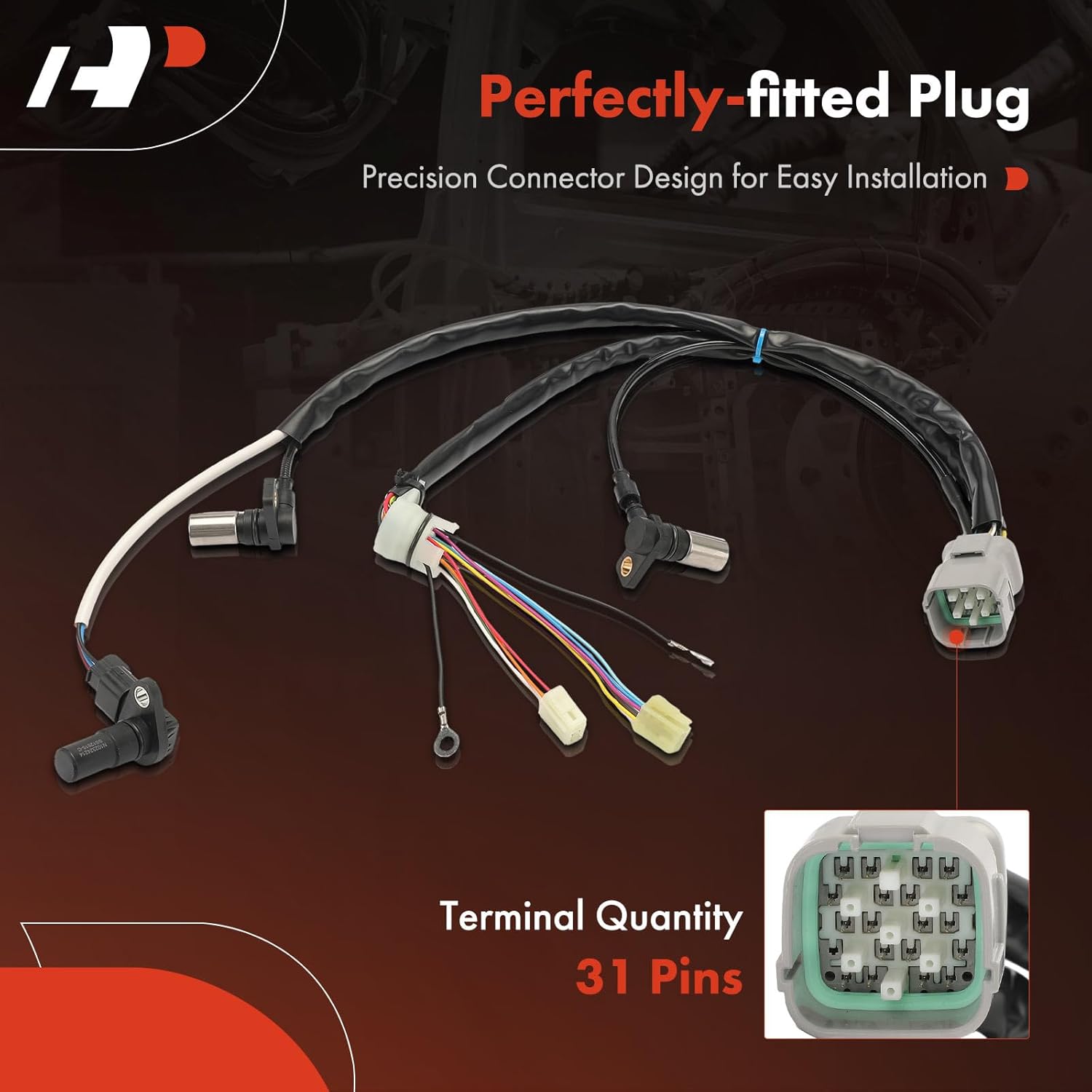 A-Premium Automatic Transmission Speed Sensor Compatible with Subaru Outback 2005-2007, Impreza 2005-2006, Legacy 2005-2007, Baja 2004-2005, 2.5L