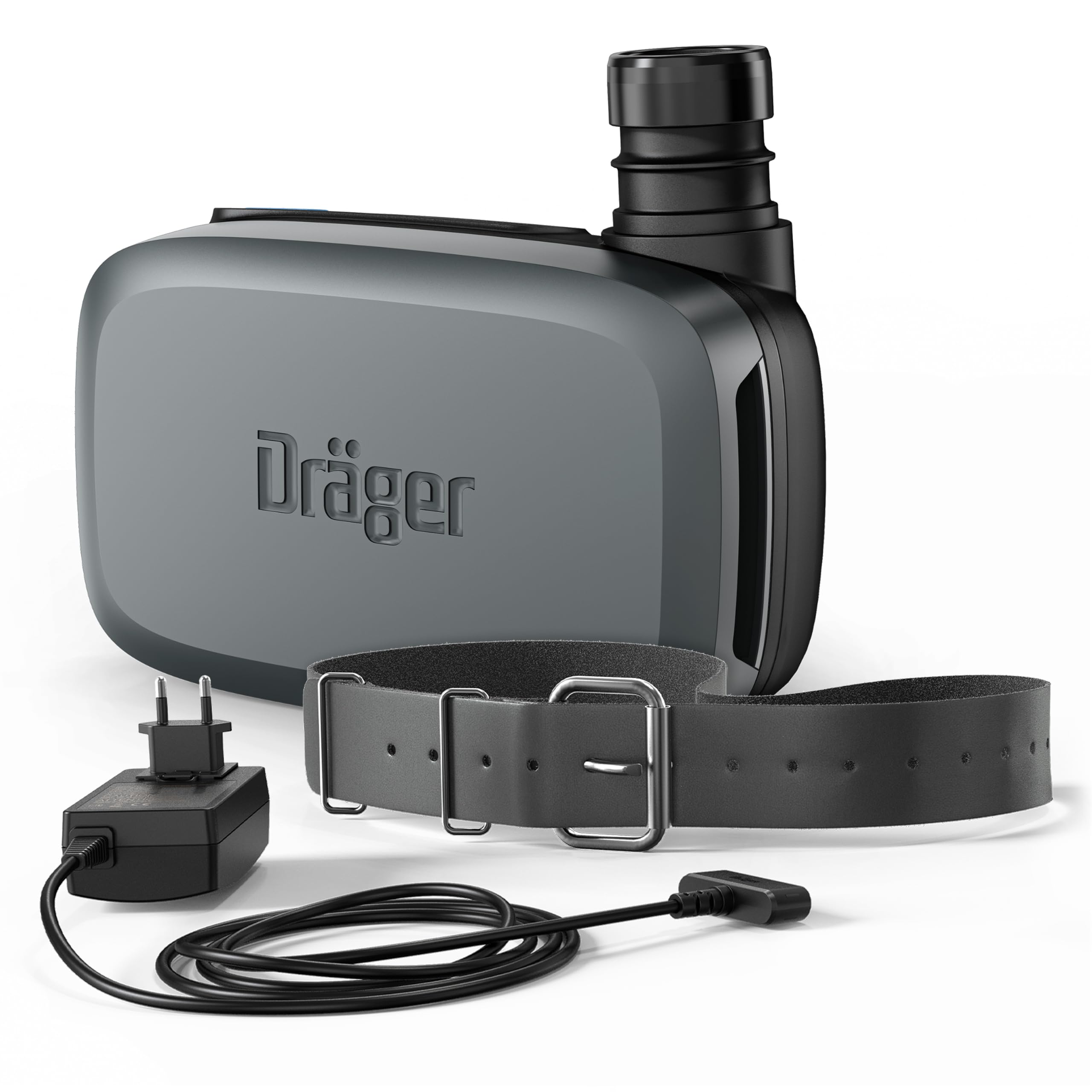 Dräger X-plore 8300 Starter-Set Leder für Industrie, Bau & Rettung | Inkl. 5x X-plore 8300 Filter P R SL - Standard-Ladegerät, Gebläseeinheit