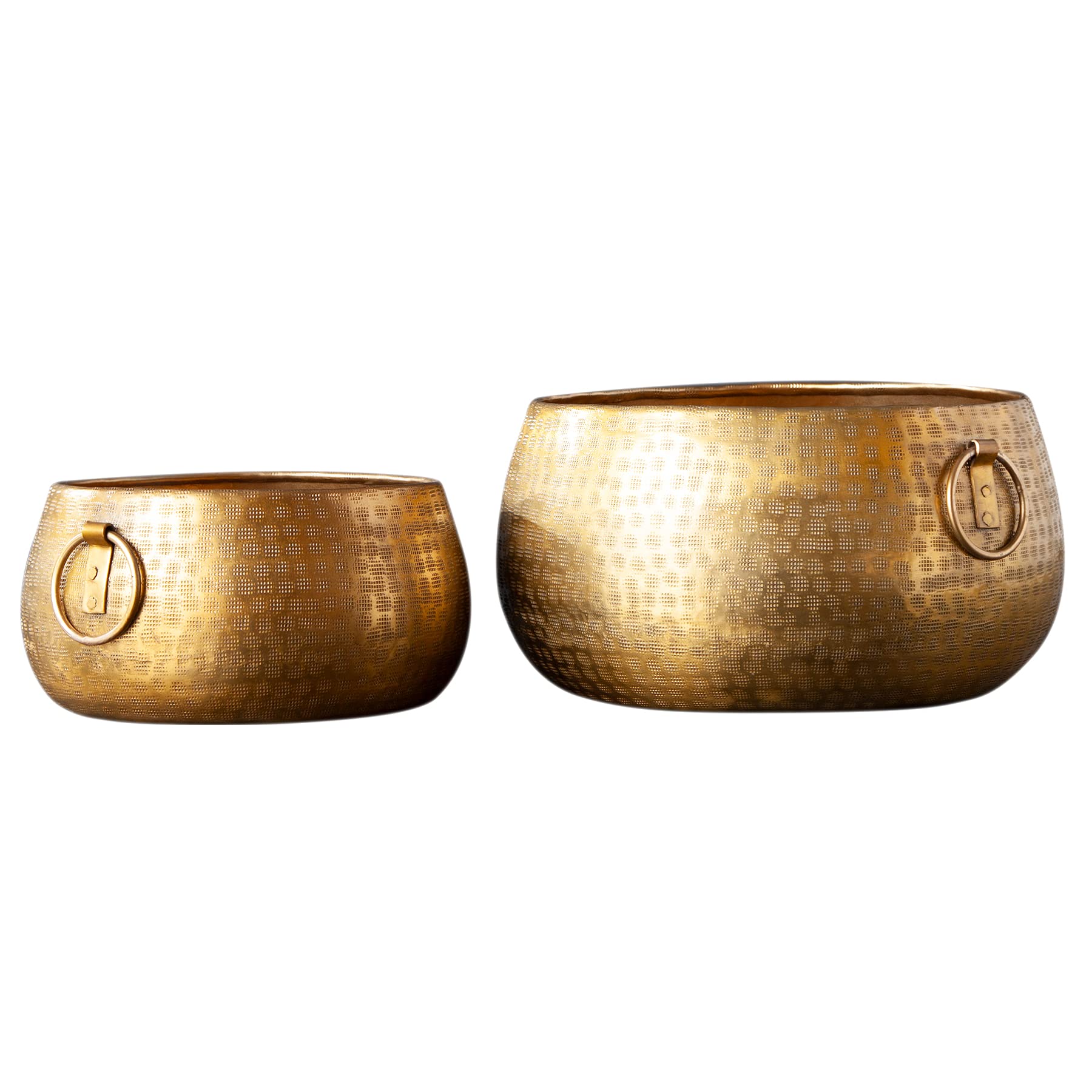Riess Ambiente 2er Set Schale Orient Gold Hammerschlag Design Deko Schale Dekoschalen Wohnaccessoire