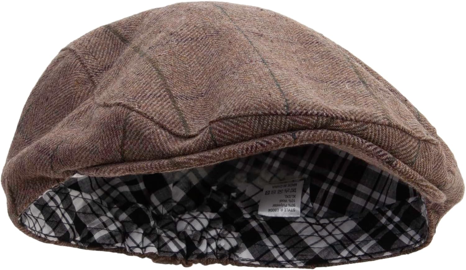 Big Size Plaid Regular Ivy Cap