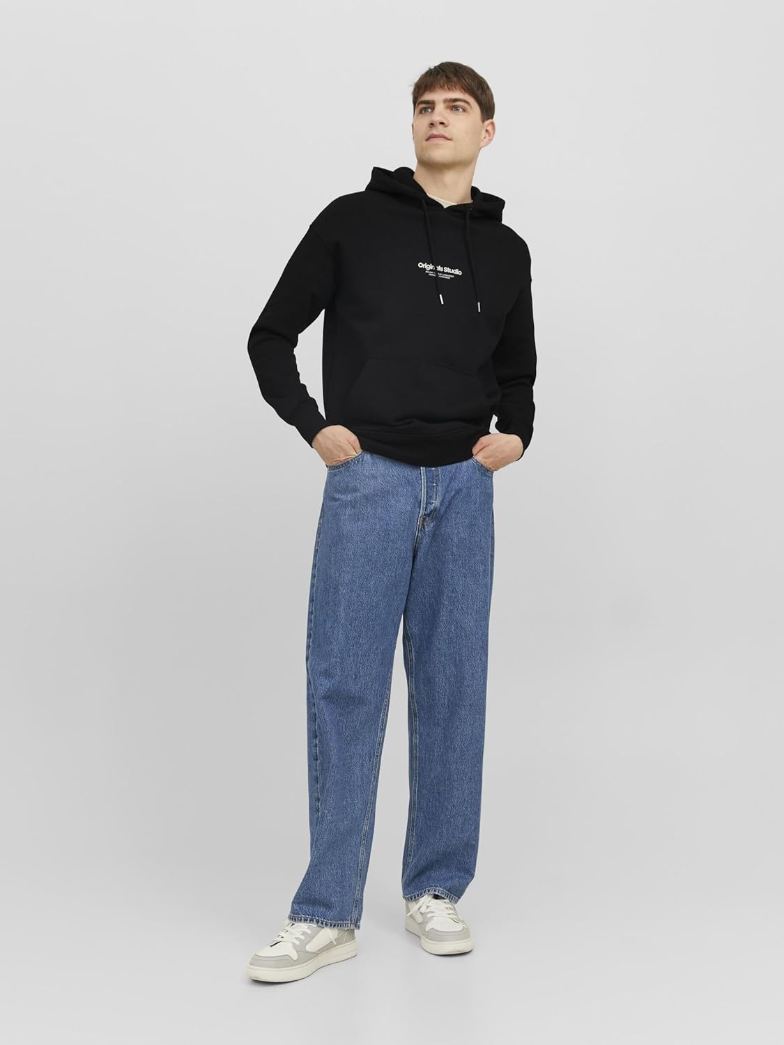 JACK & JONES Mens JORVESTERBRO Sweat Hood NOOSHooded Sweatshirt