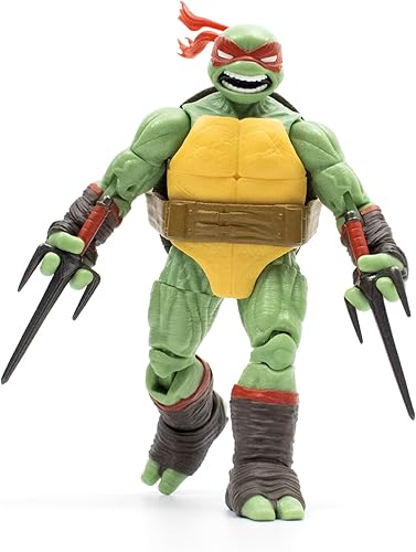 Miniatura 3 de The Loyal Subjects Teenage Mutant Ninja Turtles BST AXN IDW Raphael Figura de acción de 5 pulgadas con bicicleta deportiva metálica 'Candy Coat' y