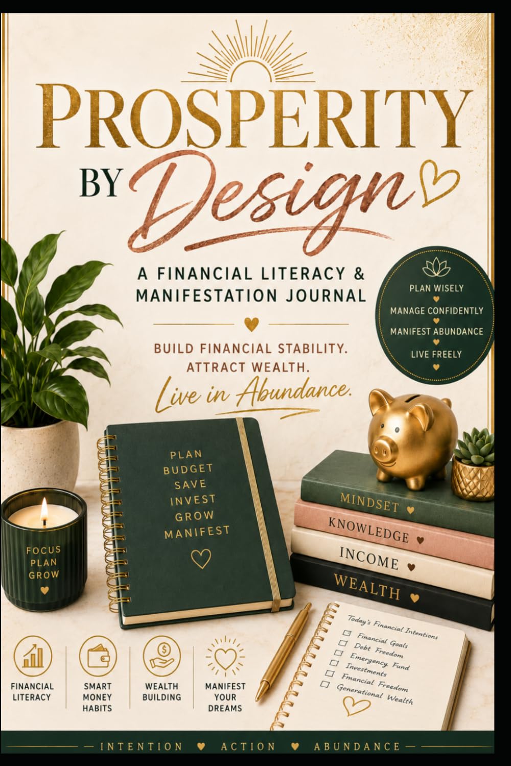 Prosperity by Design: A Financial Literacy & Manifestation Journal