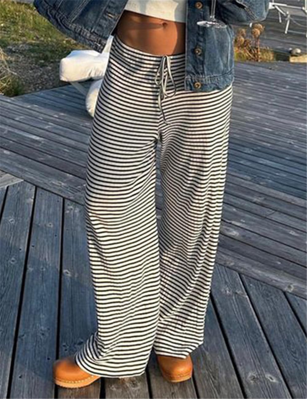 Women's Soft Pajama String Lounge Pants - Image 4