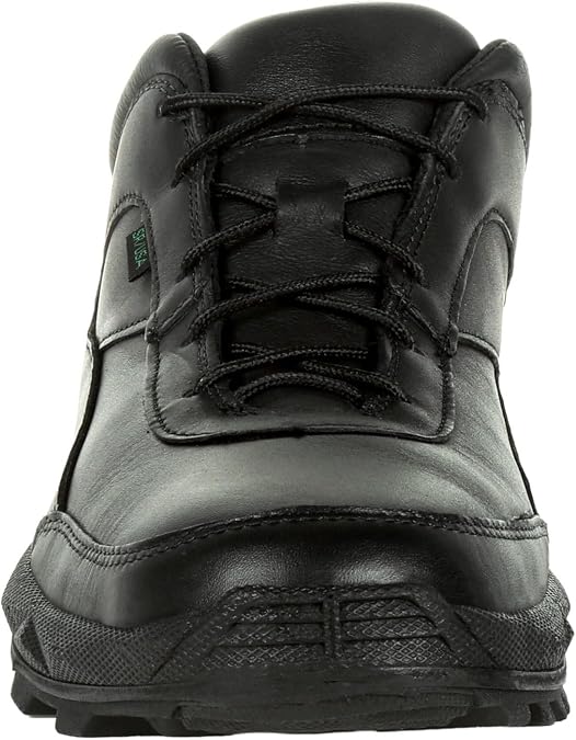 ROCKY Priority Duty Shoe, Black, Size 11.5(M)