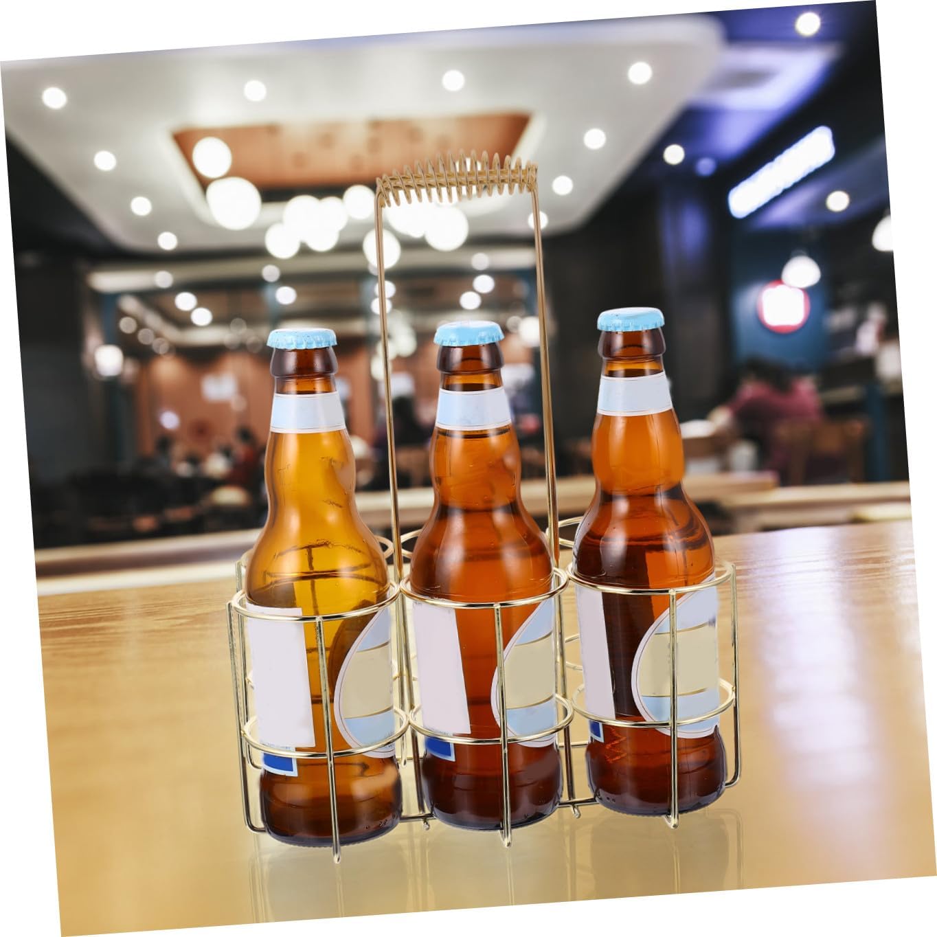 1pc Craft Beer Beer Bottle Holder Rack Portable for Bbqs Parties Daily Use for Friends Lightweight Compact Design