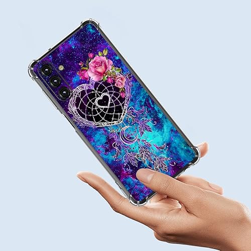 Miniatura 3 de Funda para Galaxy A14 5G, atrapasueños con protección contra caídas espaciales, a prueba de golpes, TPU de cuerpo completo, resistente a los