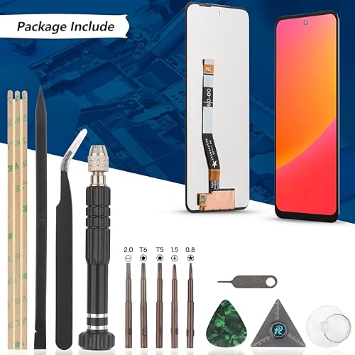 Miniatura 7 de YWLRONG Para Motorola Moto G Power 5G Reemplazo de pantalla para Motorola Moto G Power 2023 Pantalla LCD Pantalla táctil Digitalizador Asamblea